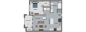 Ford Floor Plan at The Edison at Riverwood, Tennessee
