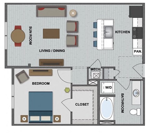 Franklin Floor Plan at The Edison at Bridlespur, Missouri