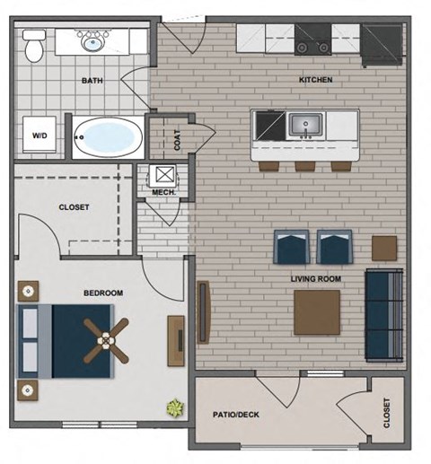 Franklin Floor Plan at The Edison at Chapel Hills, Colorado Springs, CO