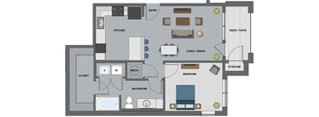 Franklin Floor Plan at The Edison at Riverwood, Hermitage, TN, 37076
