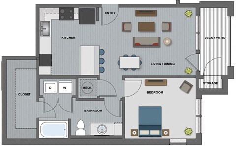 Franklin Floor Plan at The Edison at Riverwood, Hermitage, TN, 37076