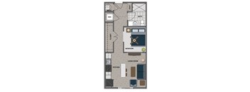 Fulton Floor Plan at The Edison at Chapel Hills, Colorado Springs, Colorado