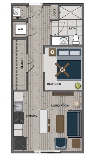 Fulton Floor Plan at The Edison at Chapel Hills, Colorado Springs, Colorado