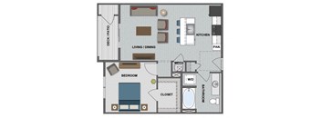Gates III Floor Plan at The Edison at Bridlespur, Kansas City, 64114