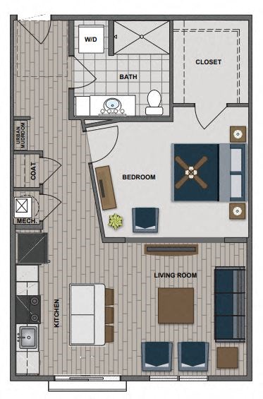 Gates Floor Plan at The Edison at Chapel Hills, Colorado Springs