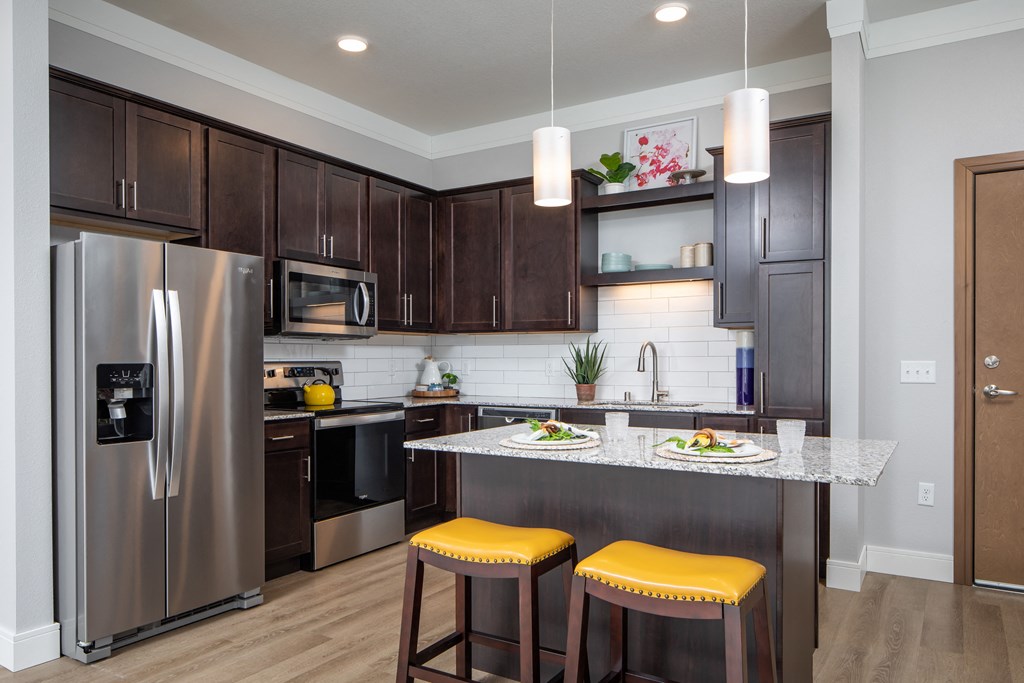 Tesla Kitchen at The Edison at Rice Creek, Shoreview, Minnesota