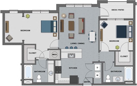 Knight Floor Plan at The Edison at Riverwood, Tennessee