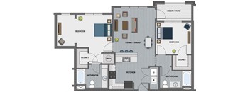 Lamarr Floor Plan at The Edison at Riverwood, Hermitage, 37076