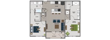 Lang Floor Plan at The Edison at Chapel Hills, Colorado, 80920