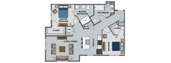 Morgan Floor Plan at The Edison at Bridlespur, Kansas City