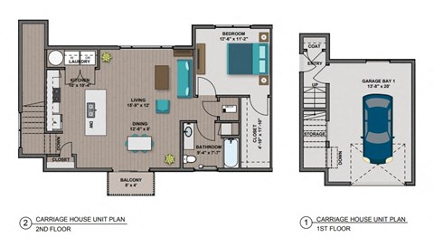 Morgan Floor Plan at The Edison at Woodbury, Minnesota