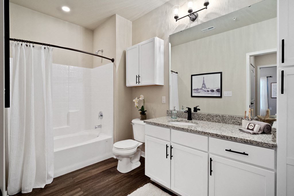 Guest Bathroom with Oval Tubs