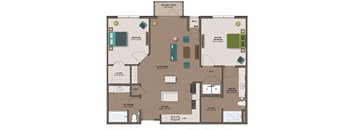 TESLA FloorPlan at The Edison at Spirit, Lakeville MN
