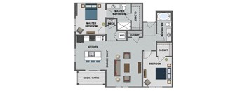 Tesla Floor Plan at The Edison at Bridlespur, Missouri