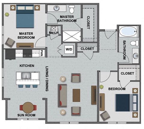 Wakefield Floor Plan at The Edison at Bridlespur, Kansas City, MO