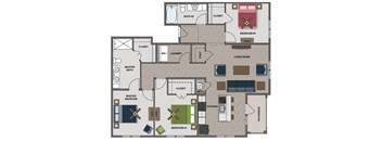 Walker Floor Plan at The Edison at Chapel Hills, Colorado Springs, CO