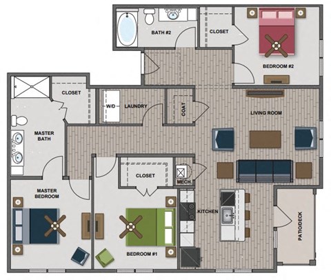 Walker Floor Plan at The Edison at Chapel Hills, Colorado Springs, CO