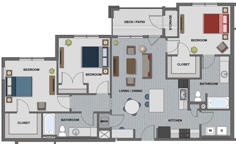 Walker Floor Plan at The Edison at Riverwood, Hermitage, TN