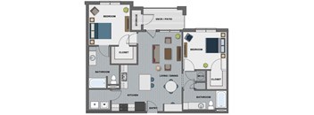 Whitney II Floor Plan at The Edison at Riverwood, Tennessee, 37076