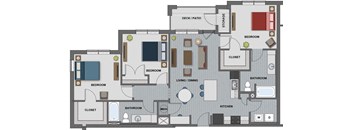 Wright Floor Plan at The Edison at Riverwood, Hermitage, TN, 37076