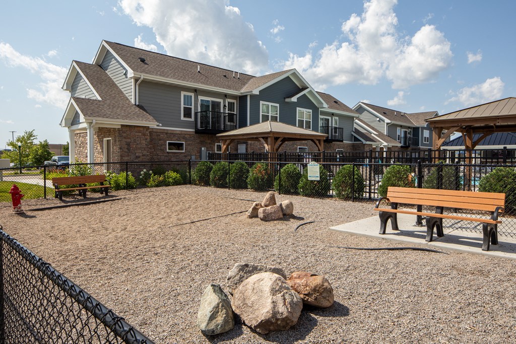 dog park  at The Edison at Spirit, Minnesota