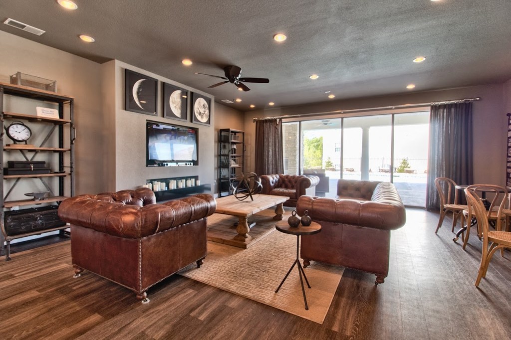 Aventura at Mid Rivers Clubhouse living room  at Aventura at Mid Rivers, St. Charles, 63304