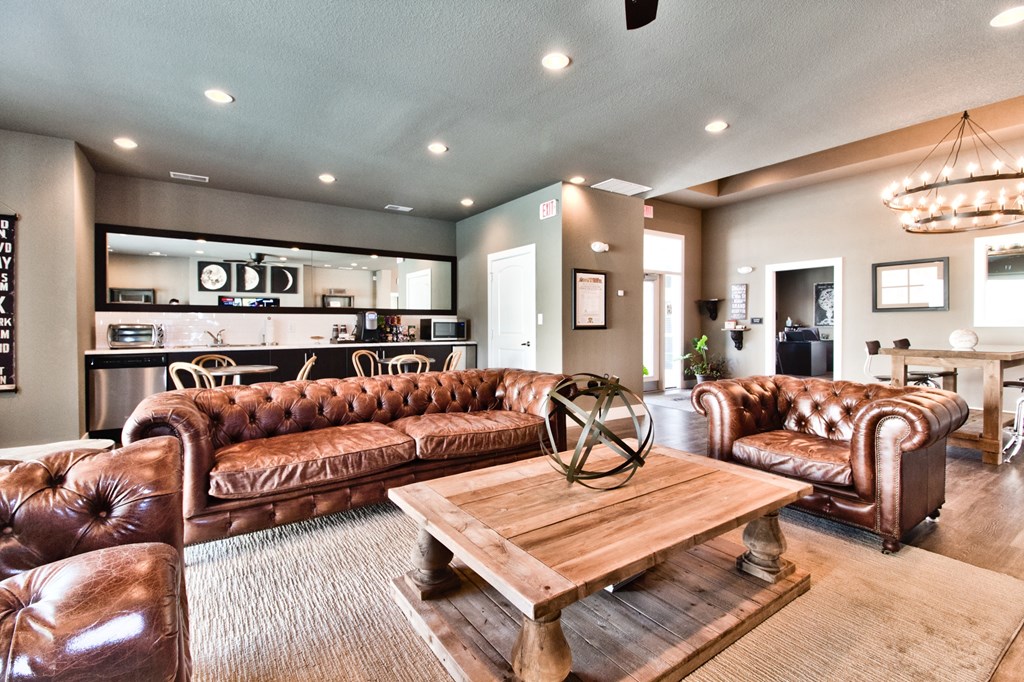 Aventura at Mid Rivers Clubhouse Seating Areaoffee table  at Aventura at Mid Rivers, St. Charles, Missouri