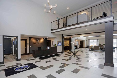 Clubhouse Lobby at The Edison at Spirit, Lakeville, Minnesota