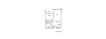 the floor plan of the condo