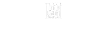 1 Bed/ 1 Bath, Detached Garage- Floor Plan