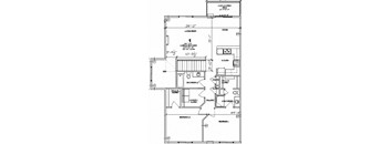 FLOOR PLAN, UPPER 2 BED / 2 BATH / CORNER 
