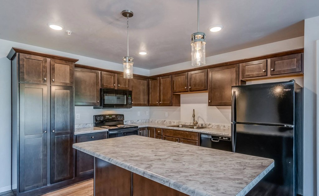 Beautiful Kitchen with Ample Cabinet Space