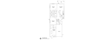 2 Bed/ 2 Bath- Attached Garage, Floor Plan