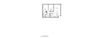 2 Bed/2 Bath Detached Garage Floor Plan