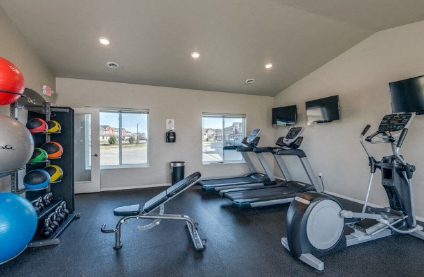 Fitness Center with Water Station