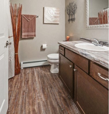 Spacious Bathroom with Full Tub