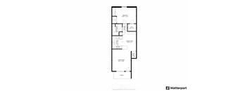 Riverwalk, Lower 1 Bed/1 Bath Floor Plan
