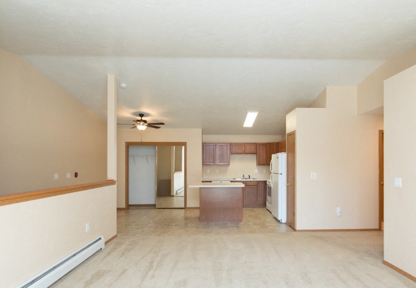 Open Concept Kitchen, Dining and Living Area