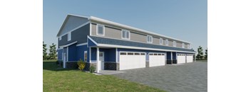 Rendering of Exterior Bay Pointe 4 Bedroom Complex