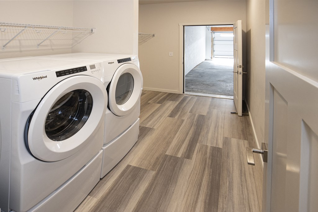 Howard Lofts, 2 Bed, 2 Bath, Laundry Area