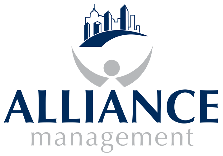 the logo for alliance management