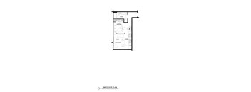 Studio Apartment Floor Plan