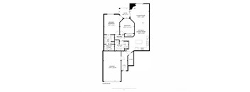 Lakeside 2 Bed/2 Bath - 1 Stall Attached Garage Floor Plan