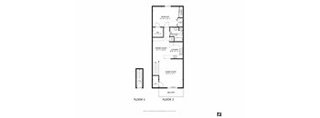the floor plan of room 1  2