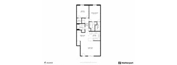 Riverwalk Lower, 2 Bed/2 Bath, Floor Plan