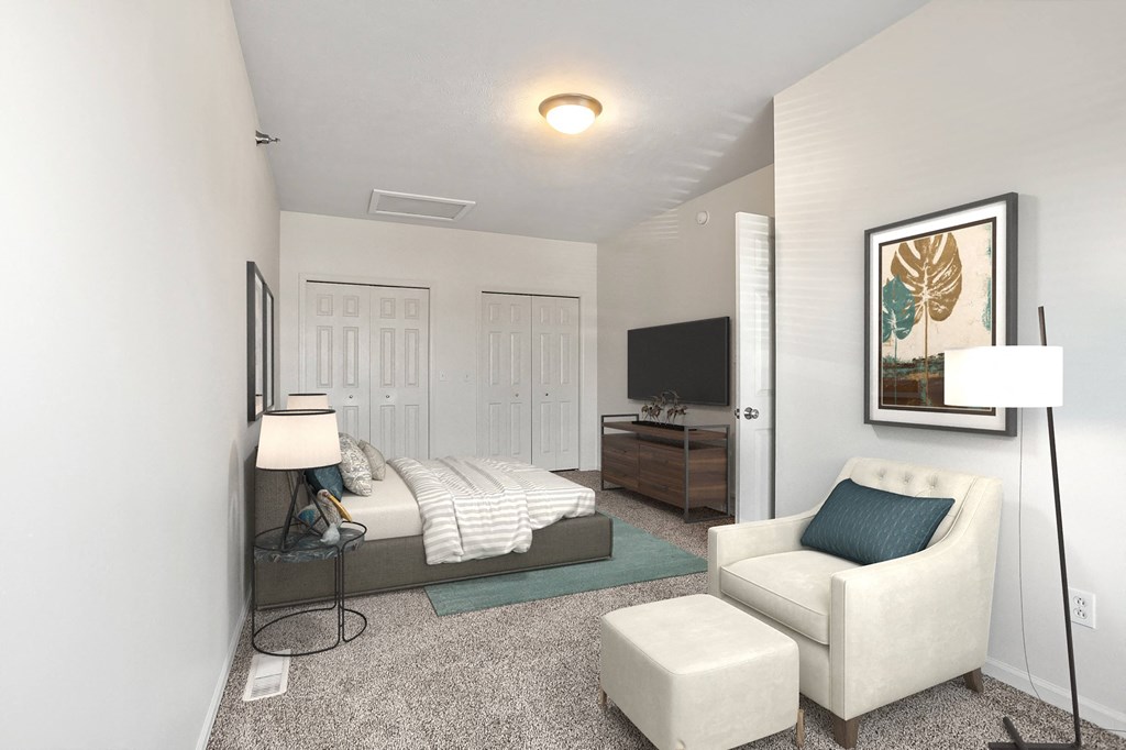 2 story upstairs bedroom