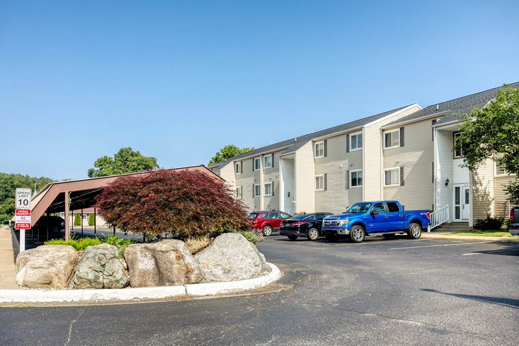 our apartments offer a parking lot for your car