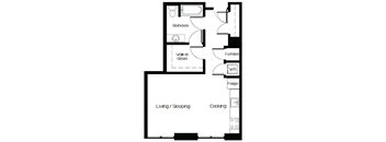 Small Studio Floorplan