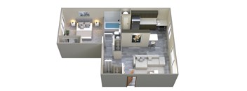 one bedroom floorplan
