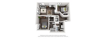 Sky3 Apartments 2A Floor Plan